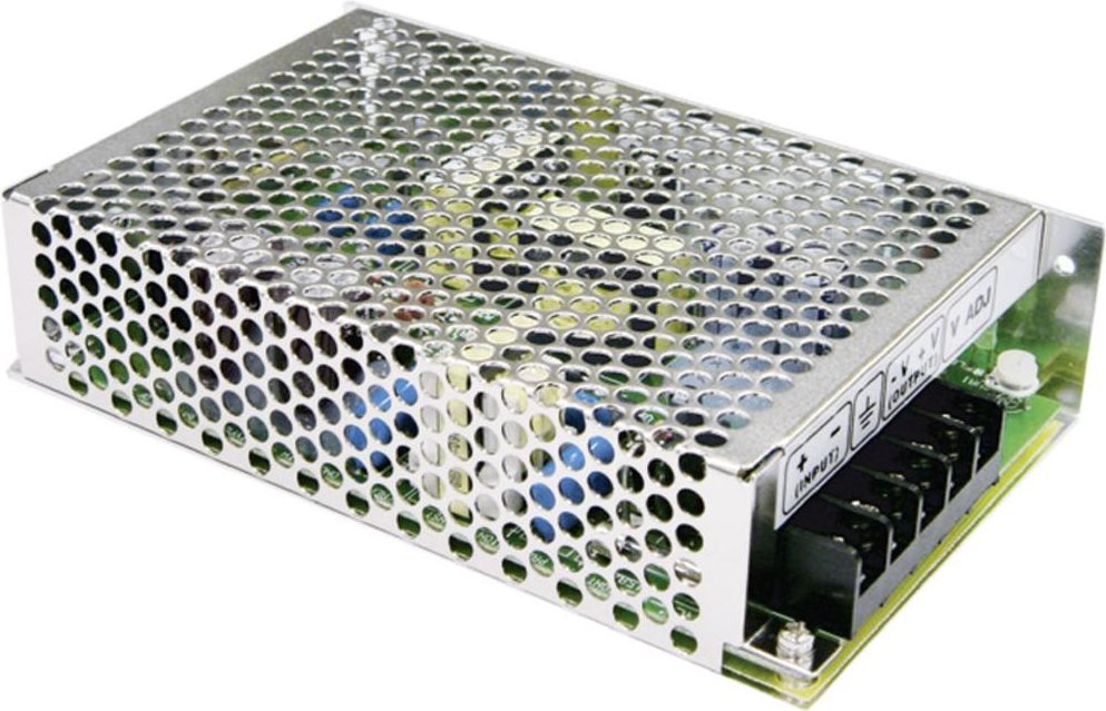 Bild von MeanWell Wechselrichter "SD-50B-12" 12V, Aluminium, 50W, Niedervolt, L159xH38xB90cm