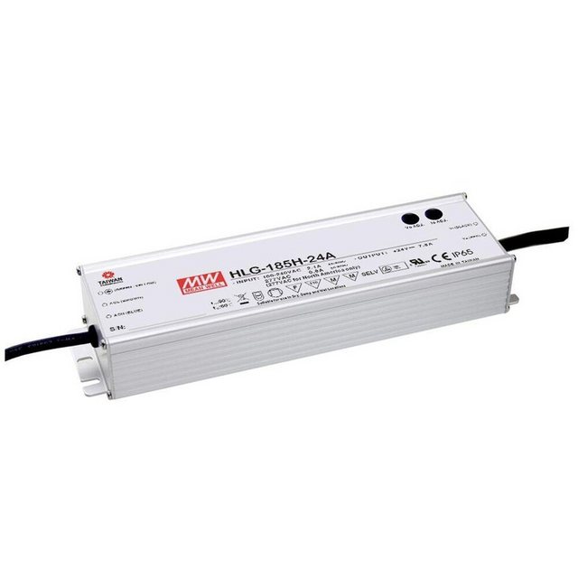 Bild von Mean Well HLG-185H-42A LED-Treiber, LED-Trafo Konstantspannung, Konstantstrom 184W 4.4A 42 V/DC PFC-