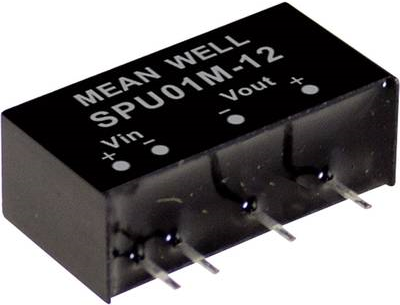 Bild von MeanWell, Spannungswandler, SPU01N-05 DC/DC-Wandlermodul 200 mA 1 W Anzahl Ausgänge: 1 x