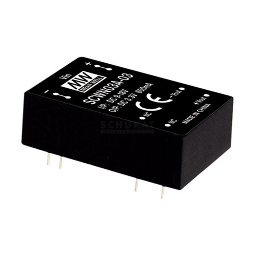 Bild von Mean Well SCWN03E-12 DC/DC-Wandlermodul 250mA 3W