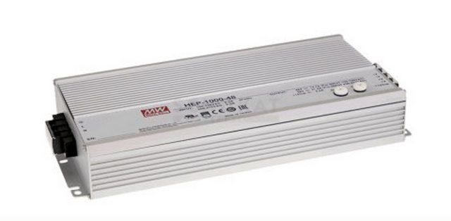 Bild von Mean Well HEP-1000-48 AC/DC-Einbaunetzteil 21A 1008W 48 V/DC Ausgangsspannung regelbar, offene Kabel