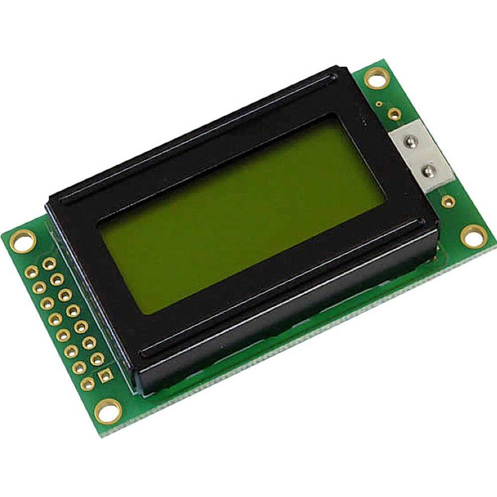 Bild von Display Elektronik LCD-Display Gelb-Grün (B x H x T) 58 x 32 x 10.5 mm DEM08202SYH-LY
