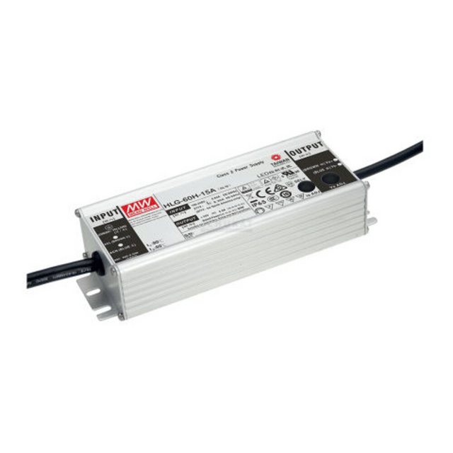 Bild von Mean Well LED-Treiber Konstantspannung, Konstantstrom 60W 4A 15 V/DC 3 in 1 Dimmer Funktion, Montage