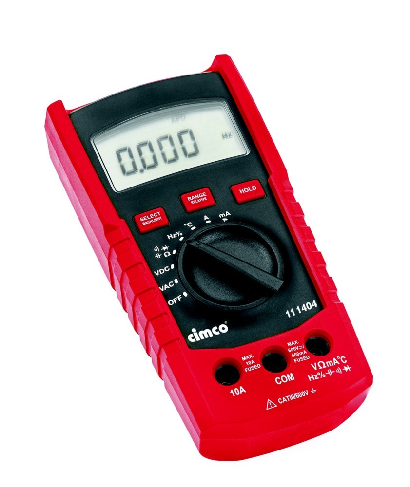 Bild von Cimco Multimeter, digital 11 1404 Multimeter 4021103114049
