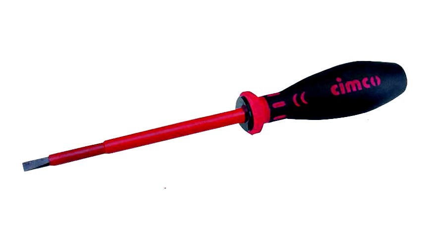 Bild von Cimco VDE Schlitz-Schraubendreher Klingenbreite: 2.5mm Klingenlänge: 75mm DIN ISO 2380-2