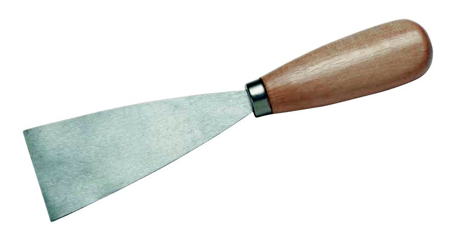 Bild von Cimco, Kelle + Spachtel, Malerspachtel mit ovalem Holzheft, Blatt geschliffen, Breite 30 mm, Grösse 185 mm (3 cm)