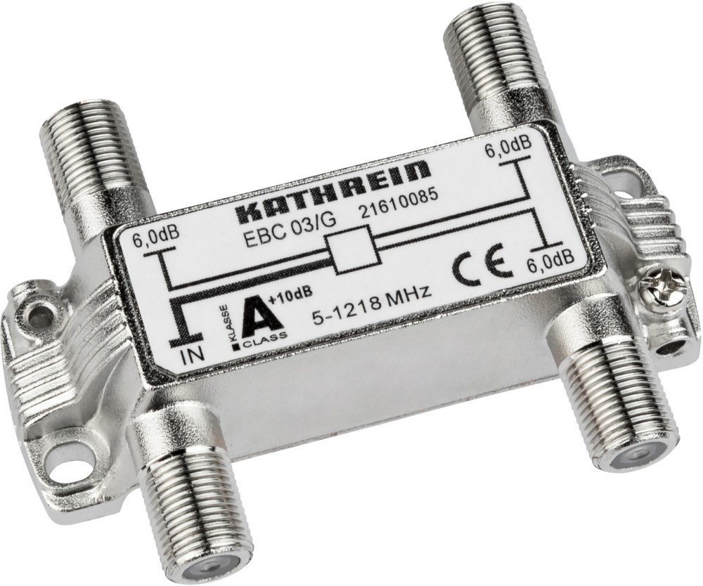 Bild von Kathrein SAT-Verteiler Kathrein EBC 03/G Antennenverteiler (3-fach, 3-fach Antennenverteiler), 3-fach Antennenverteiler