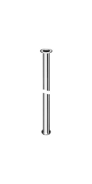 Bild von Schell Kupferrohr mit Bördel Ø 10 mm Länge 300 mm für 3/8 Zoll x 1/2 Zoll verchromt