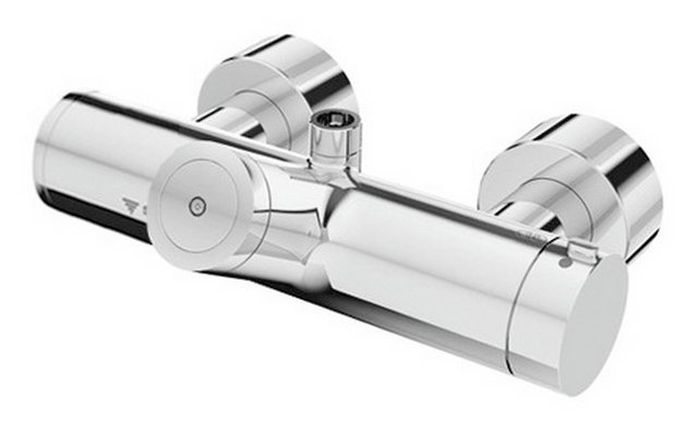 Bild von Schell Aufputz-Duscharmatur VITUS VD-C-T/o Anschl. oben,Therm., CVD, SWS,TD, chrom, 002150699 002150699