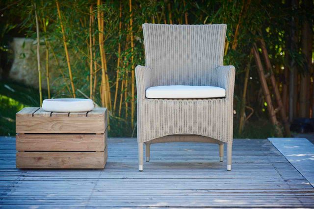 Bild von jankurtz Stuhl Gartensessel Poesie, Taupe