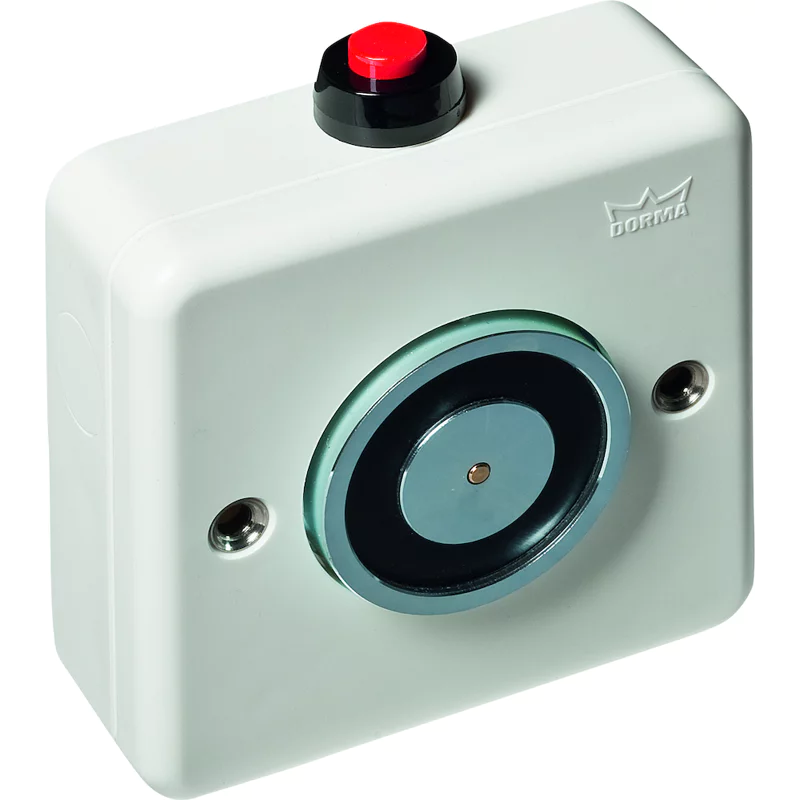 Bild von DORMA OT-Haltemagnet m. Unterbrecherdrucktaster EM 500 A Kun