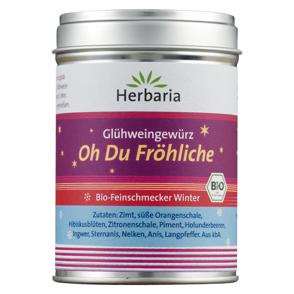 Bild von Herbaria Bio-Gewürzmischung für Glühwein "Oh Du Fröhliche", 70 g