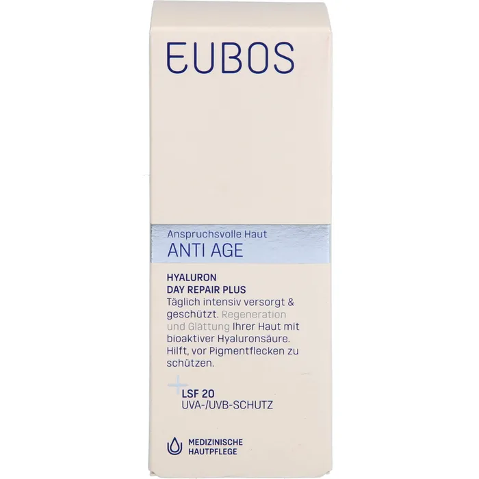 Bild von Eubos I Hyaluron Day Repair Plus I LSF 20 I 50ml I Anti Falten Tagescreme für trockene und alle Hauttypen I Wirksamkeit und Verträglichkeit dermatologisch bestätigt