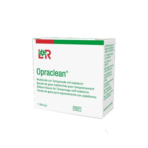 Bild von OPRACLEAN Mullbinde z.Tampon.m.Jodoform 5 cmx5 m