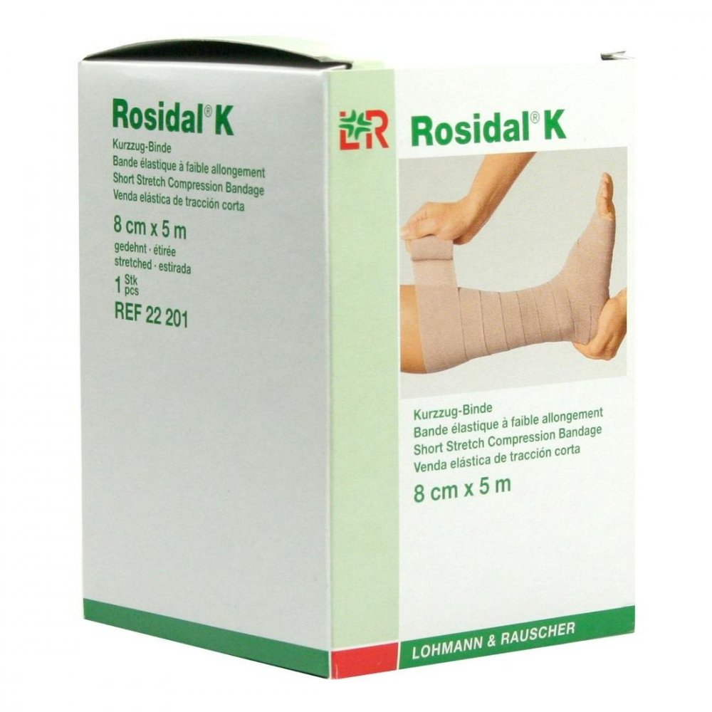Bild von Lohmann & Rauscher Rosidal K Binde 8 cm x 5 m