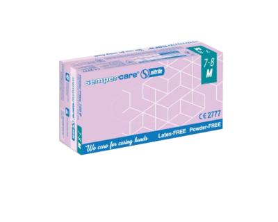Bild von SEMPERCARE Nitrile Unters.Handschuhe puderfr.Gr.M 100 St