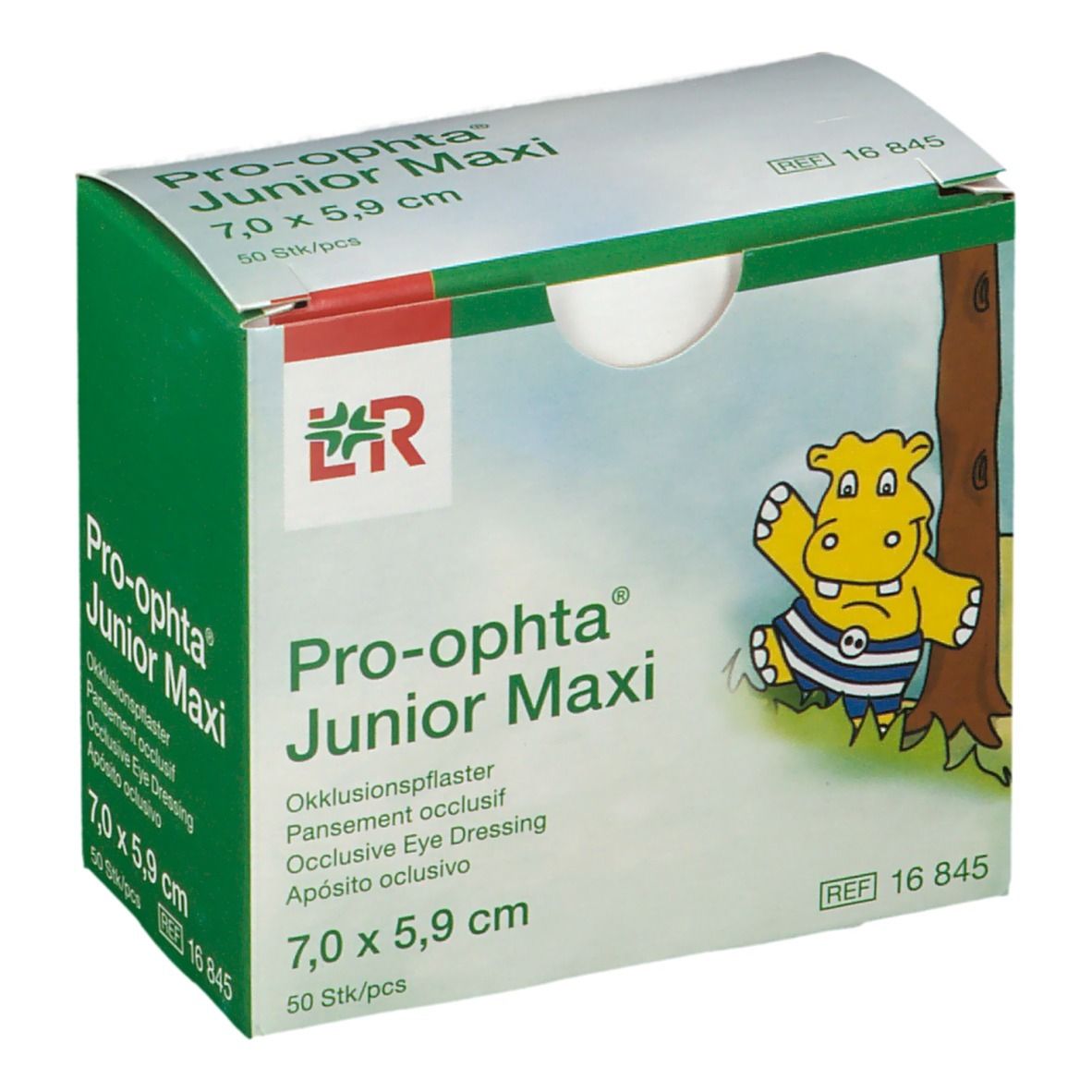 Bild von Pro Ophta Junior Maxi 50 Okklusionspflaster - Wundbehandlung