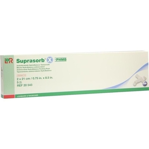 Bild von Suprasorb X + Phmb Hydrobalance Tamponade 2x21cm - Zur Wundbehandlung