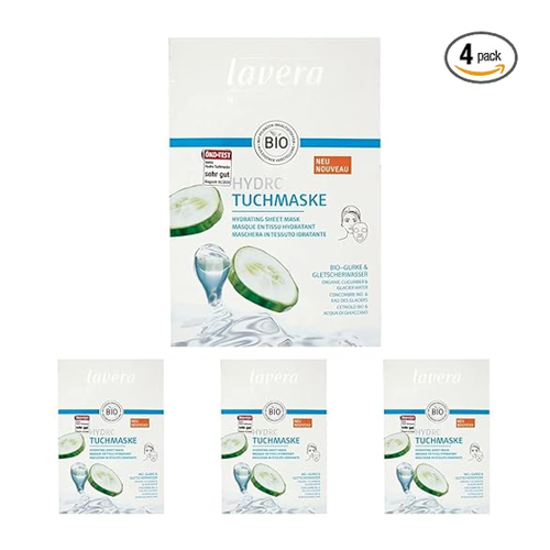 Bild von lavera Hydro Tuchmaske Bio-Gurke & Gletscherwasser - 1 Stk