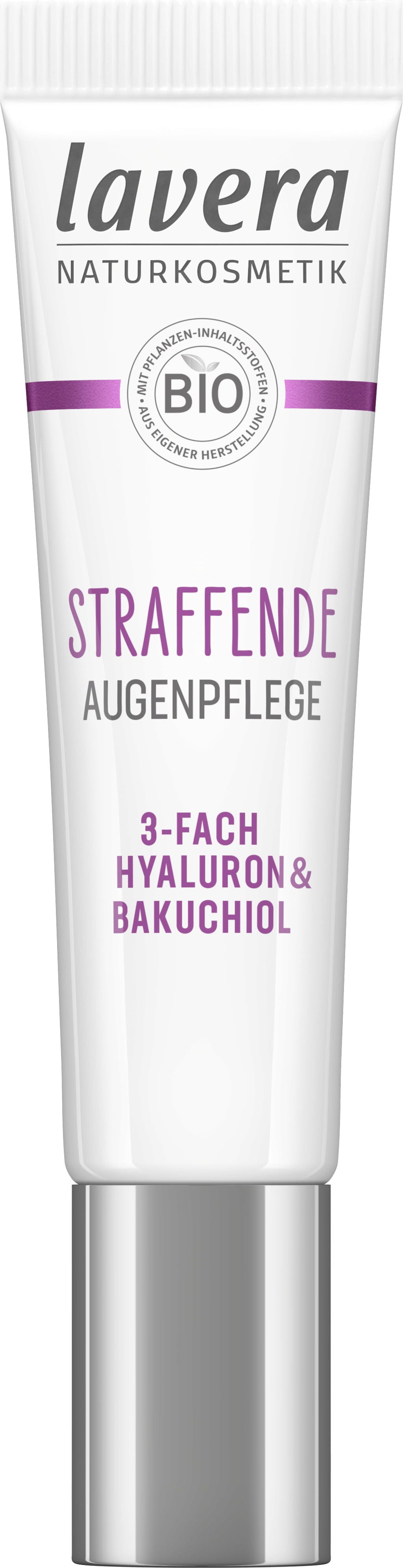 Bild von lavera straffende Augenpflege - mit 3-fach-Hyaluron & und dem Power-Wirkstoff Bakuchiol - ohne Parabene - bio - vegan (1 x 15 ml)