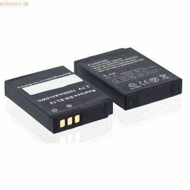 Bild von AGI 4069 - 1050 mAh - 3,7 V - Lithium-Ion (Li-Ion) - 1 Stück(e) (Akku), Kamera Stromversorgung, Schwarz