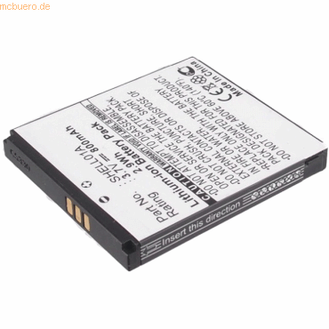 Bild von AGI 5239 Lithium-Ion 800mAh 3.7V Wiederaufladbare Batterie, Smartphone Akku