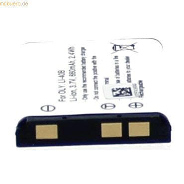 Bild von AGI 9790 - 660 mAh - 3,7 V - Lithium-Ion (Li-Ion) - 1 Stück(e) (Akku), Kamera Stromversorgung, Schwarz