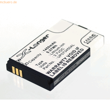 Bild von AGI 12720 - Akku - Schwarz - Lithium-Ion (Li-Ion) - 1450 mAh - 3,7 V - 56 mm, Smartphone Akku