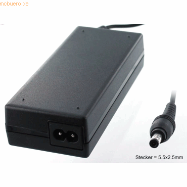 Bild von AGI 13083 - Notebook - Indoor - 100-240 V - Schwarz - IDEAPAD G780 - 130 mm (90 W), Notebook Netzteil, Schwarz