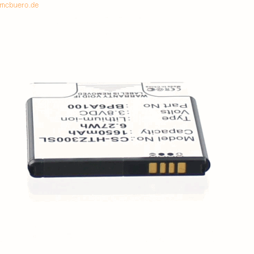 Bild von AGI Akku für Htc Desire 300 Li-Ion 3,8 Volt 1650 mAh schwarz. Handy-Akku 1650 mAh (3.8 V)