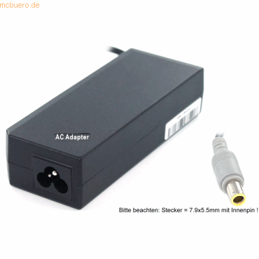 Bild von AGI 21985 - Notebook - Indoor - 100 - 240 V - 90 W - 20 V - Schwarz (90 W), Notebook Netzteil, Schwarz