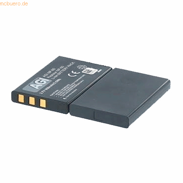 Bild von AGI 22813 - 1000 mAh - 3,7 V - Lithium-Ion (Li-Ion) - 1 Stück(e) (Akku), Kamera Stromversorgung, Schwarz