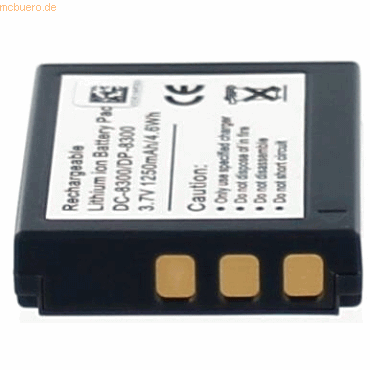 Bild von AGI 23471 - 1000 mAh - 3,7 V - Lithium-Ion (Li-Ion) - 1 Stück(e) (Akku), Kamera Stromversorgung, Schwarz