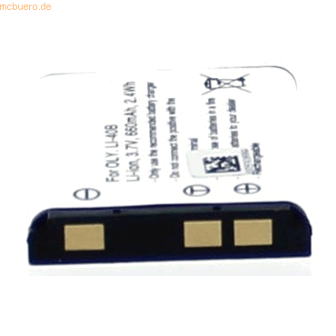 Bild von AGI 23482 - 660 mAh - 3,7 V - Lithium-Ion (Li-Ion) - 1 Stück(e) (Akku), Kamera Stromversorgung, Schwarz