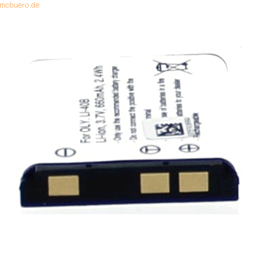 Bild von AGI 23483 - 660 mAh - 3,7 V - Lithium-Ion (Li-Ion) - 1 Stück(e) (Akku), Kamera Stromversorgung, Schwarz