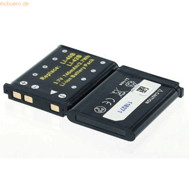 Bild von AGI 23791 - 700 mAh - 3,7 V - Lithium-Ion (Li-Ion) - 1 Stück(e) (Akku), Kamera Stromversorgung, Schwarz