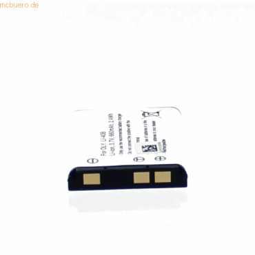 Bild von AGI 23876 - 660 mAh - 3,7 V - Lithium-Ion (Li-Ion) (Akku), Kamera Stromversorgung, Schwarz