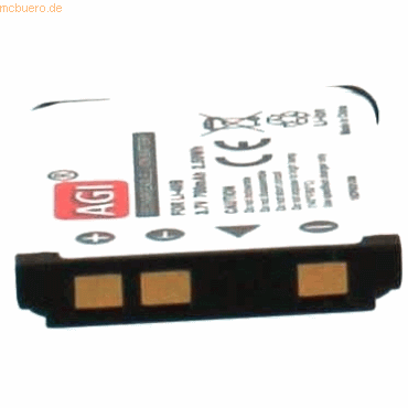 Bild von AGI 44879 - Medion - 650 mAh - 3,7 V - Lithium-Ion (Li-Ion) - 1 Stück(e) (Akku), Kamera Stromversorgung, Schwarz