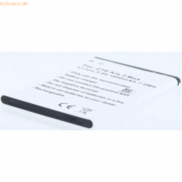 Bild von AGI Akku für Zte Kis 3 Max Li-Ion 3,8 Volt 1850 mAh schwarz. Handy-Akku 1850 mAh (3.8 V)
