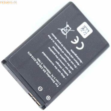 Bild von AGI Akku für Swisstone BBM 300 Li-Ion 3,7 Volt 1000 mAh schwarz. Handy-Akku 1000 mAh (3.7 V)
