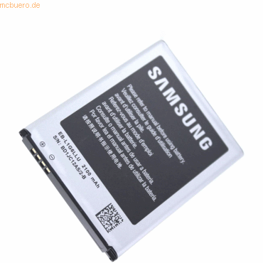 Bild von Samsung Akku für Samsung Galaxy Grand Li-Ion 3,8 Volt 2100 mAh schwarz