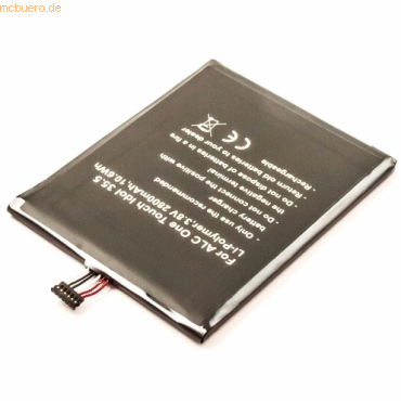 Bild von AGI Akku für Alcatel TLP029A2-S (TLP029AJ) Li-Pol 3,8 Volt 2800 mAh schwa. Handy-Akku 2800 mAh (3.8 V)