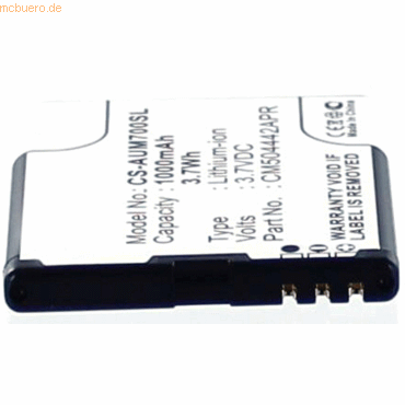 Bild von AGI Akku für amplicomms PowerTel M6900 Li-Ion 3,7 Volt 1000 mAh schwarz. Handy-Akku 1000 mAh (3.7 V)