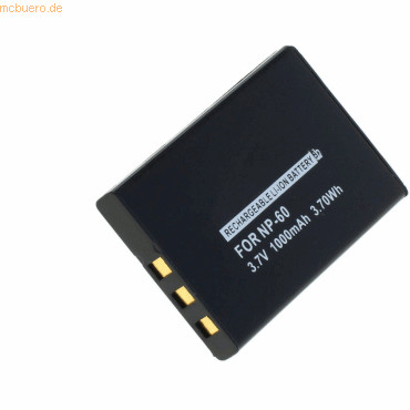 Bild von AGI Akku für Voigtländer D630 Li-Ion 3,7 Volt 1000 mAh schwarz. Kamera-Akku 1000 mAh (3.7 V)