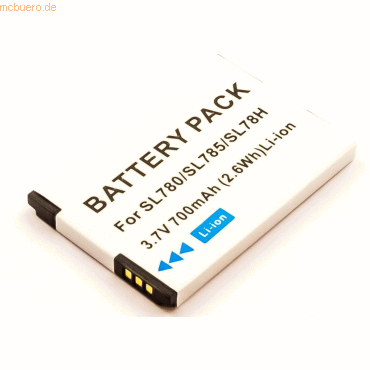 Bild von AGI Akku für Gigaset SL450A GO Li-Ion 3,7 Volt 700 mAh schwarz. Akku 700 mAh (3.7 V)