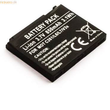 Bild von AGI Akku für Motorola Razr V 3X Li-Ion 3,7 Volt 650 mAh schwarz. Handy-Akku 650 mAh (3.7 V)