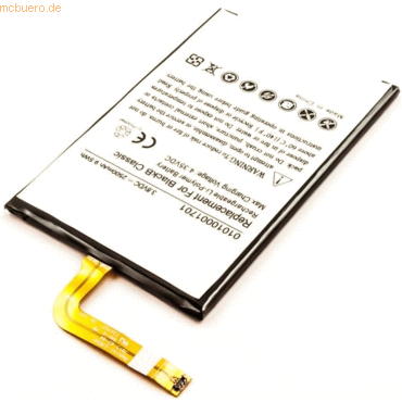 Bild von AGI 59790 - Akku - BlackBerry - Schwarz - Lithium Polymer (LiPo) - 2500 mAh - 3,8 V, Smartphone Akku