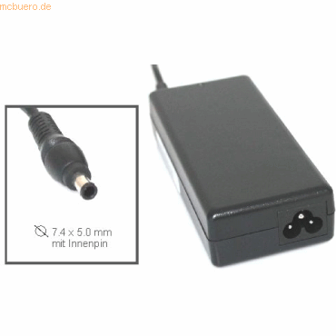 Bild von AGI 59858 - Notebook - Indoor - 100-240 V - Schwarz - HP COMPAQ 6715S - 123 mm (90 W), Notebook Netzteil, Schwarz