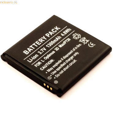 Bild von AGI Akku kompatibel mit LG Electronics LS696 - Akku - 1.300 mAh, Smartphone Akku