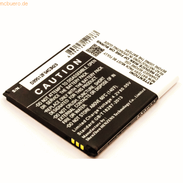 Bild von AGI Akku für Alcatel TLi014C7 Li-Ion 3,7 Volt 1400 mAh weiß. Handy-Akku 1400 mAh (3.7 V)